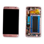 PANTALLA LCD PARA SAMSUNG G935F S7 EDGE ROSA CON MARCO GH97-18533E