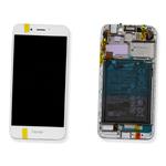 DISPLAY LCD PER HUAWEI HONOR 6A BIANCO CON FRAME 02351KTV