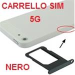 CARRELLO SIM PER IPHONE 5G NERO