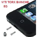 VITI TORX PER IPHONE 5G BIANCO (2 PZ)