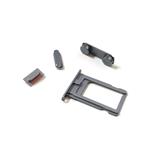 KIT TASTI + CARRELLO SIM PER IPHONE 5S / SE NERO