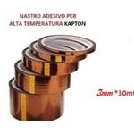 NASTRO ADESIVO KAPTON  3MM X 30MT