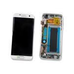 DISPLAY LCD PER SAMSUNG G935F S7 EDGE BIANCO CON FRAME GH97-18533D GH97-18767D 