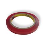 BIADESIVO  6mm ROSSO CON SPESSORE 1mm  