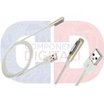 CAVO USB CON CONNETTORE RICARICA MAGNETICO PER Z1 L39H Z1F Z1 MINI Z2 L50W Z3 BIANCO/GOLD