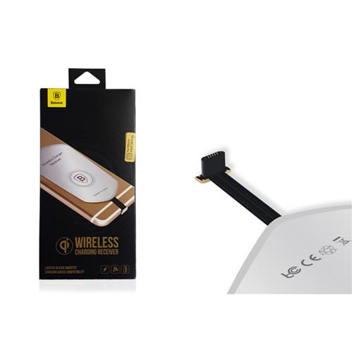 BASEUS QI RICEVITORE DI RICARICA WIRELESS CON ATTACCO MICRO USB BIANCO