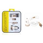 PRESA AUTO BASEUS UNIVERSAL CAR KIT BIANCO/GOLD SUGENT-TZ02