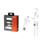 PRESA AUTO HAWEEL CAR KIT 3IN1 BIANCO