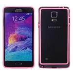 BUMPER PER SAMSUNG N910/NOTE 4 ROSA E TRASPARENTE