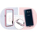 BUMPER PER SAMSUNG G920 S6 ROSA E NERO