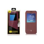 BASEUS TERSE LEATHER CASE PER S7 G930F ROSSO