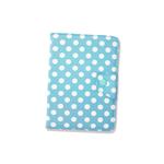 FLIP CASE DOT PATTERN UNIVERSALE PER TABLET 7 INCH BLU