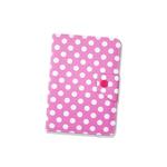 FLIP CASE DOT PATTERN UNIVERSALE PER TABLET 7 INCH ROSA