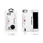 KARL LAGERFELD CHOUPETTE WINK HARD CASE COQUE RIGIDE PER IPHONE 7 BIANCO