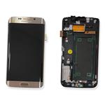 DISPLAY LCD PER SAMSUNG G925F S6 EDGE GOLD CON SUPPORTO GH97-17162C