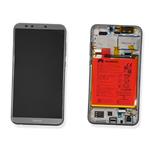 DISPLAY LCD FOR HUAWEI HONOR 9 LITE GRAY WITH FRAME 02351SNR
