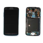 DISPLAY LCD PER SAMSUNG I9295 S4 ACTIVE NERO CON FRAME BLU GH97-14743B