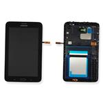 ECRAN LCD POUR SAMSUNG T111 TAB 3 LITE 7.0 3G NOIR AVEC CHASSIS GH97-15548B