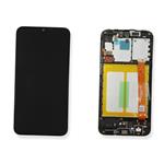 PANTALLA LCD PARA SAMSUNG A202F A20E NEGRO CON MARCO GH82-20229A GH82-20186A SERVICE PACK