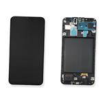 DISPLAY LCD PER SAMSUNG A305F A30 NERO CON FRAME GH82-19725A GH82-19202A SERVICE PACK