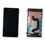 ECRAN LCD POUR SONY D2203 NOIR AVEC CHASSIS A/8CS-59080-0003