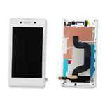 ECRAN LCD POUR SONY D2203 BLANC AVEC CHASSIS A/8CS-59080-0002