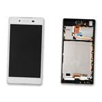 PANTALLA LCD PARA SONY E6553 Z3 PLUS BLANCO CON MARCO 1293-1497