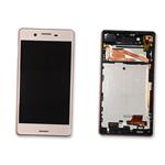 ECRAN LCD POUR SONY F5121 XPERIA X ROSE AVEC CHASSIS 1302-4799