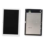DISPLAY LCD PER HUAWEI MEDIAPAD T5-10 BIANCO VERSIONE TASTO HOME