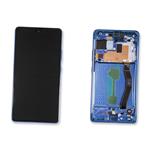 PANTALLA LCD PARA SAMSUNG G770F S10 LITE AZUL CON MARCO GH82-21672C GH82-21992C