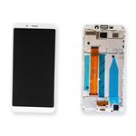 DISPLAY LCD FOR MEIZU M6S M712H M712Q WHITE WITH FRAME