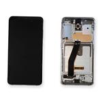 DISPLAY LCD FOR SAMSUNG G980F S20 WHITE WITH FRAME GH82-22123B GH82-22131B
