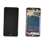 PANTALLA LCD PARA HUAWEI HUAWEI Y5 2017 / Y6 2017 / NOVA YOUNG NEGRO CON MARCO 02351DMD + BATERIA