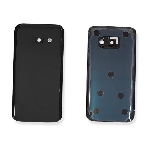 AKKUDECKEL RUCKSEITE BACKCOVER A320F SCHWARZ KAMERA LIENSE KOMPATIBEL