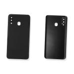 AKKUDECKEL RUCKSEITE BACKCOVER A205F A20 SCHWARZ KAMERA LIENSE KOMPATIBEL
