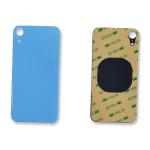 TAPA TRASERA DE BATERIA CRISTAL PARA IPHONE XR AZUL (BIG HOLE) COMPATIBLE