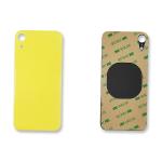 BATTERY BACK COVER REAR GLASS FOR IPHONE XR YELLOW (BIG HOLE) COMPATIBLE