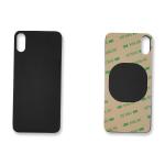 AKKUDECKEL RUCKSEITE BACKCOVER GLAS FUR IPHONE XS SCHWARZ (BIG HOLE) KOMPATIBEL