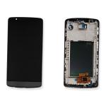 DISPLAY LCD FOR LG D855 G3 BLACK WITH FRAME COMPATIBLE