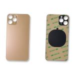 BATTERY BACK COVER REAR GLASS FOR IPHONE 11 PRO GOLD (BIG HOLE) COMPATIBLE