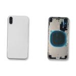 BATTERY BACK COVER REAR FOR IPHONE X WHITE WITH FRAME COMPATIBLE