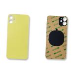 BATTERY BACK COVER REAR GLASS FOR IPHONE 11 YELLOW (BIG HOLE) COMPATIBLE