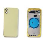 BACK COVER PER IPHONE 11  GIALLO W/F COMPATIBILE