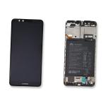 BILDSCHIRM LCD FUR HUAWEI Y9 2018 SCHWARZ MIT RAHMEN 02351VFR