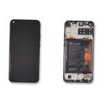 DISPLAY LCD PER HUAWEI P40 LITE E NERO CON FRAME + BATTERIA 02353FMW