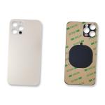 AKKUDECKEL RUCKSEITE BACKCOVER GLAS FUR IPHONE 12 PRO GOLD (BIG HOLE) KOMPATIBEL