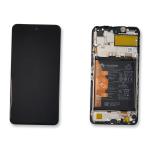 DISPLAY LCD PER HUAWEI P SMART 2021 NERO CON FRAME 02354ADC 02354FBJ