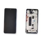 DISPLAY LCD FOR XIAOMI MI 10T LITE 5G GRAY TARNISH WITH FRAME 5600040J1700
