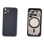 BATTERY BACK COVER REAR FOR IPHONE 12 MINI BLACK WITH FRAME COMPATIBLE