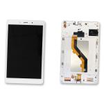 DISPLAY LCD FOR SAMSUNG T295 TAB A 8.0 SILVER WHITE WITH FRAME